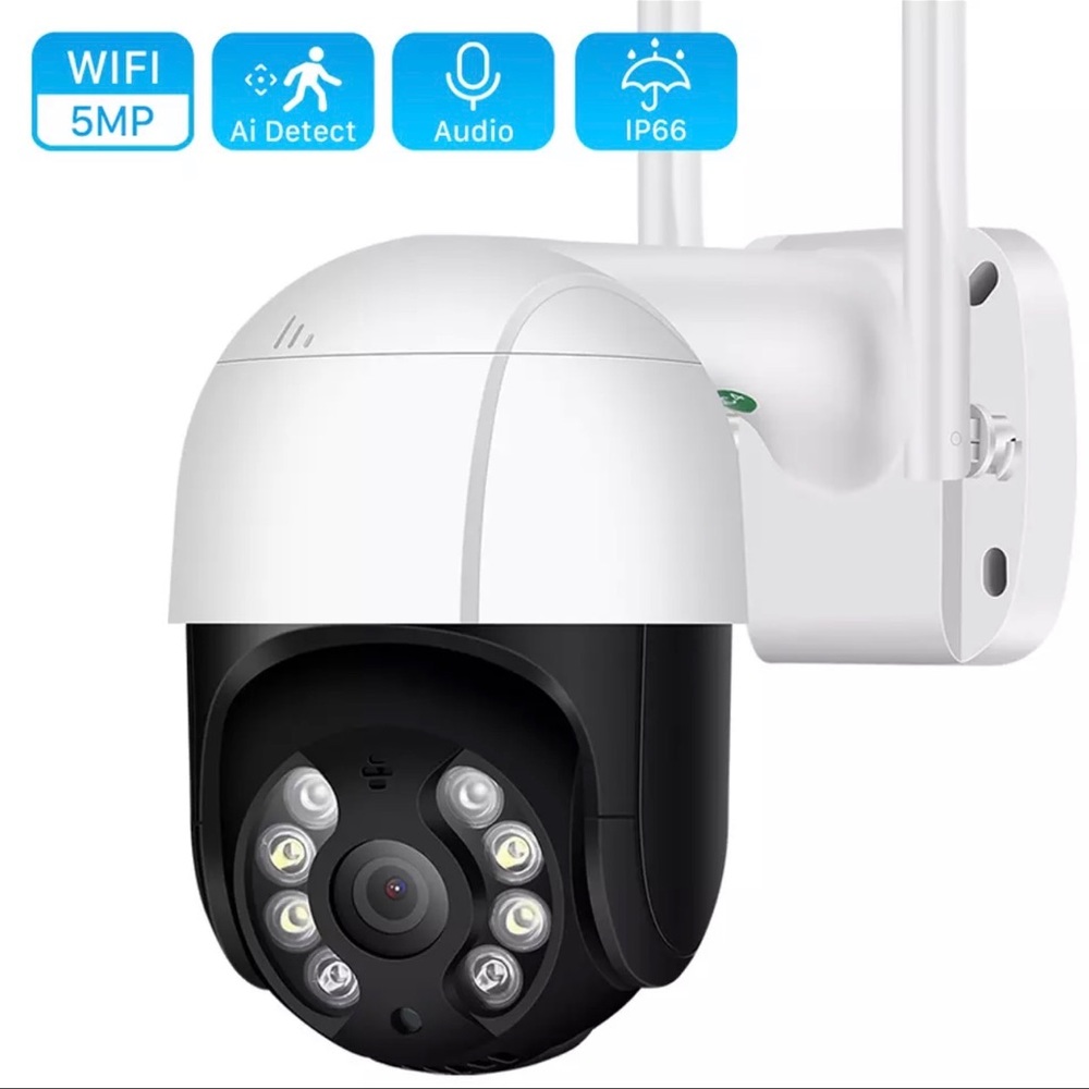 [NEW] HIGH QUALITY WIFI OUTDOOR SURVEILLANCE CAMERA - US PLUG